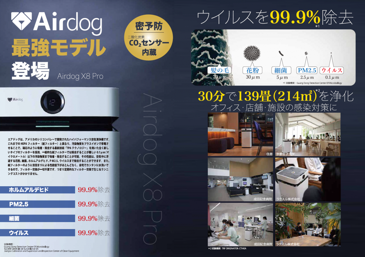 空気清浄機　AirdogX8Pro